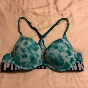 PINK Victoria’s Secret Push-up Racerback Bra 36B